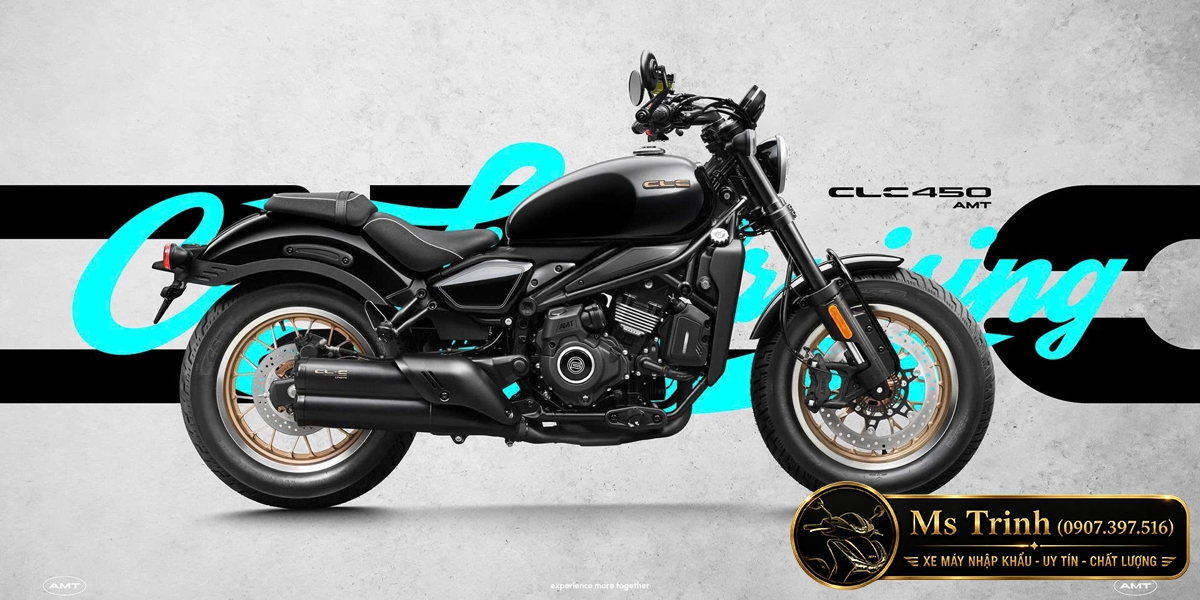 CFMoto 450CL-C AMT tại An Giang – Cruiser 449cc hộp số tự động AMT đầy cuốn hút, giá tốt
