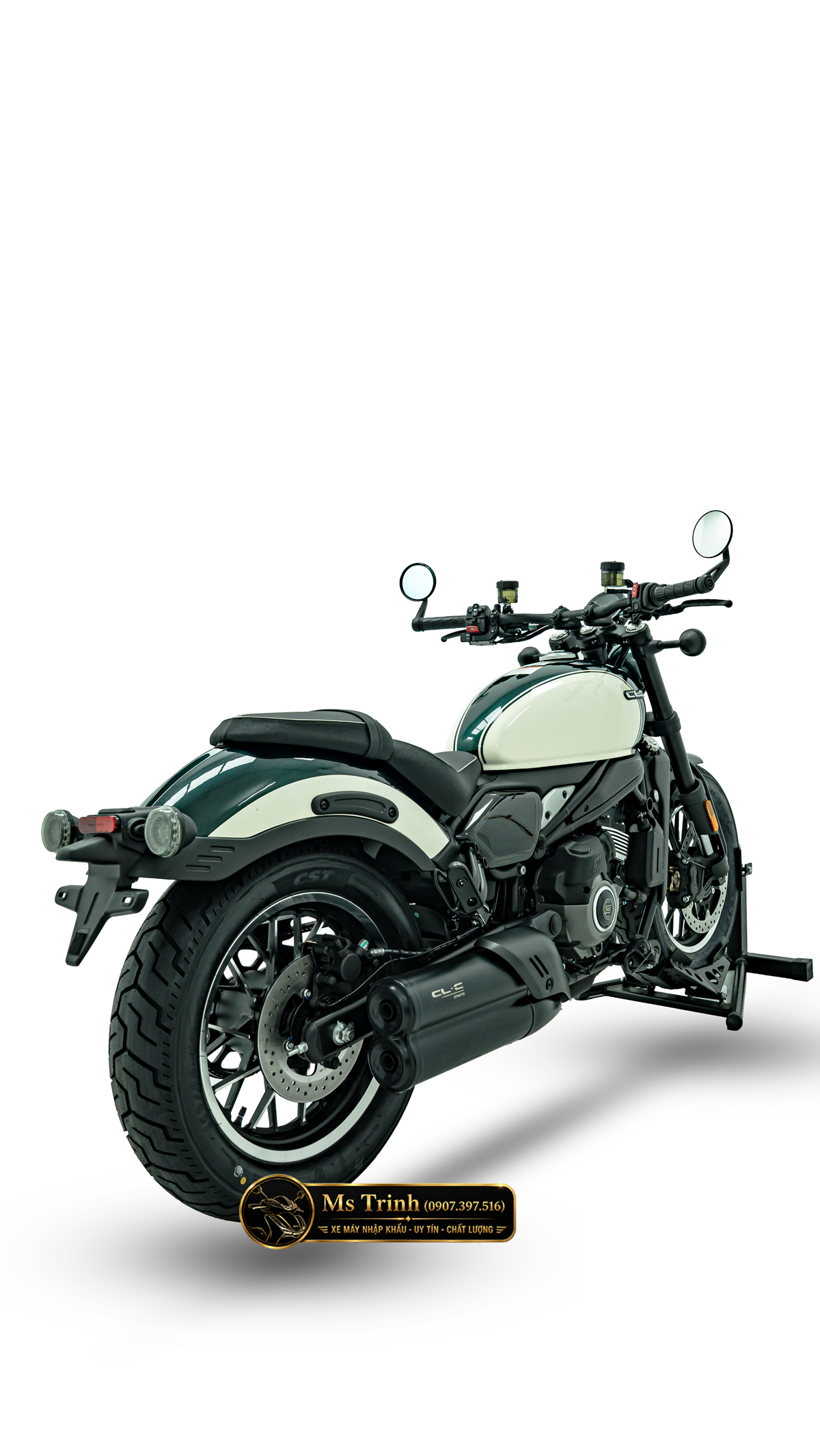 CFMOTO 450CL-C AMT An Giang Cruiser 449cc số tự động, giá 167 triệu