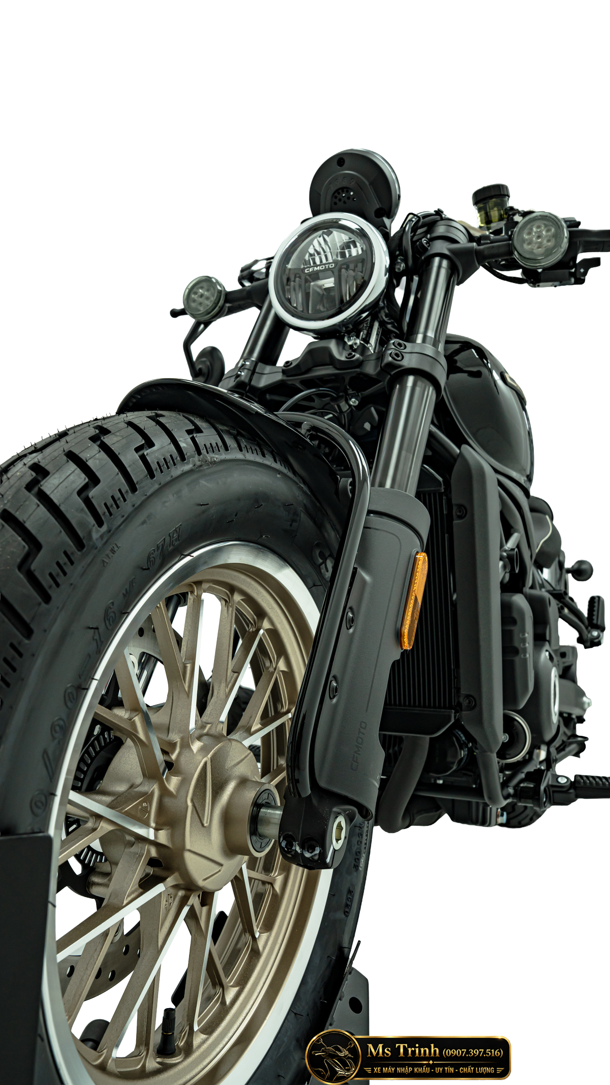 CFMOTO 450CL-C AMT An Giang Cruiser 449cc số tự động, giá 167 triệu