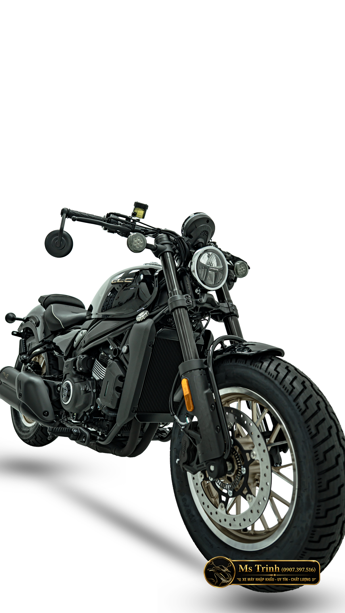 CFMOTO 450CL-C AMT An Giang Cruiser 449cc số tự động, giá 167 triệu