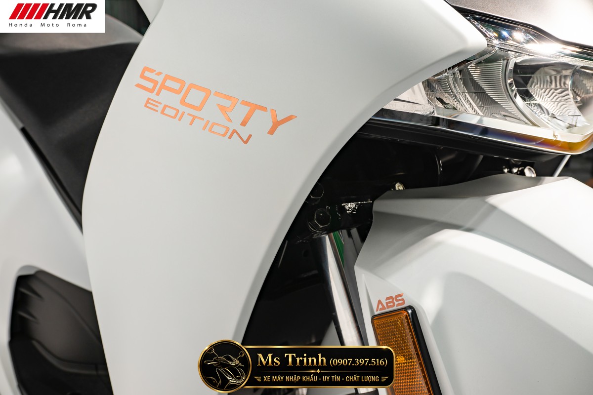 Honda SH350i nhập Ý 2026 tại An Giang - SH350i Sporty Trắng Nhám, Xám Bóng Đẳng Cấp Chuẩn Ý