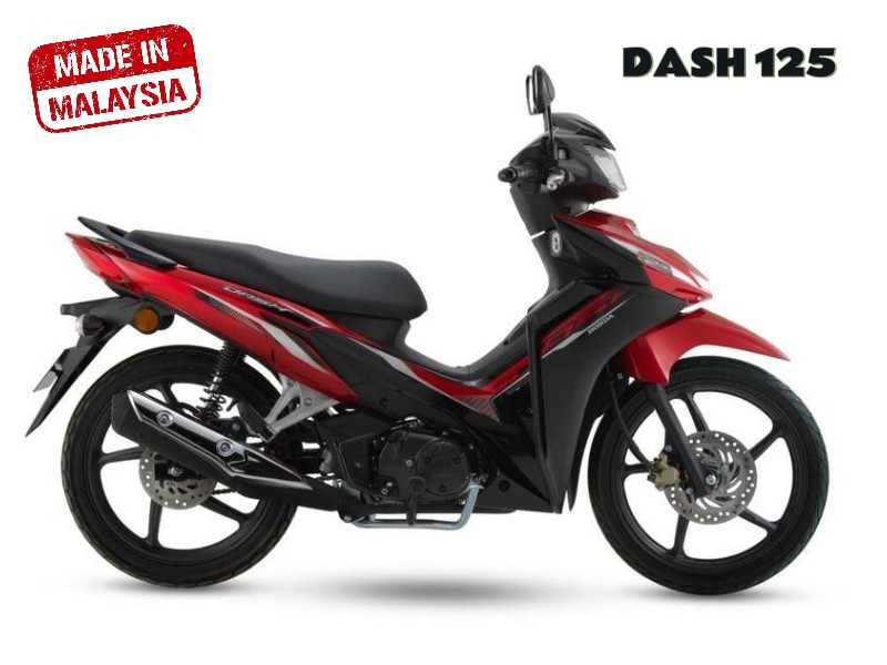 Honda Dash125 2025, 2 thắng dĩa, NK Chính Hãng Malaysia tại An Giang