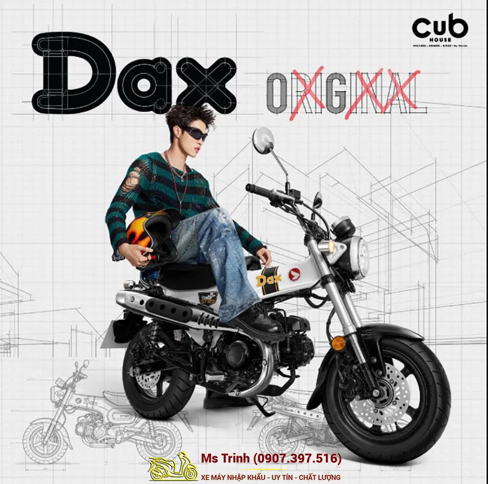 Honda Dax 125 2026 tại An Giang - Minibike Huyền Thoại Khung T-Bone Độc Đáo