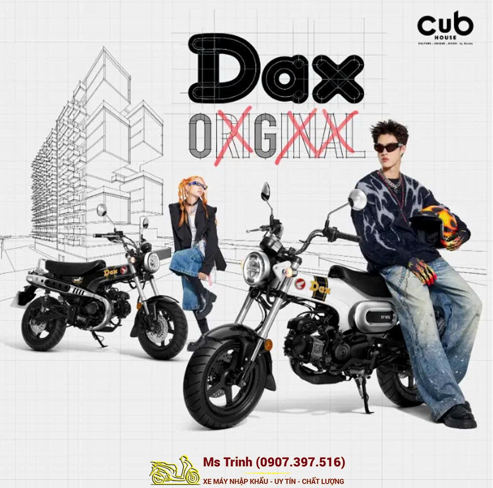 Honda Dax ST125 2026 tại An Giang - Minibike huyền thoại khung T-Bone đầy cá tính