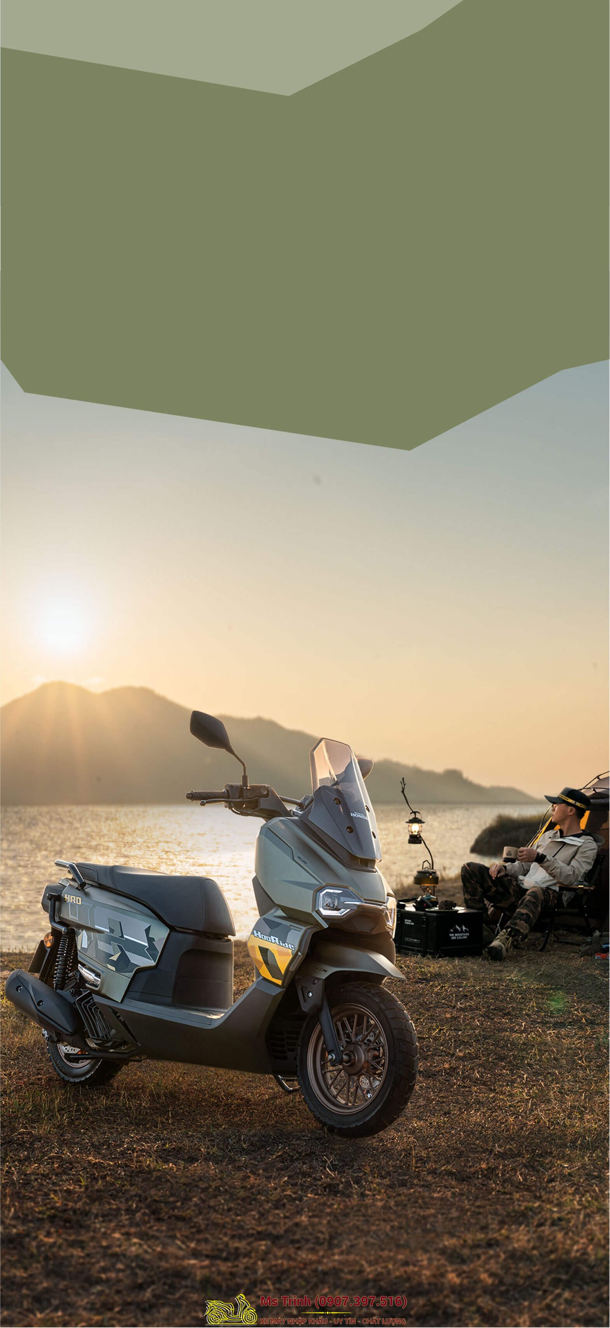 Honda HRD125 2026 - Xe tay ga ADV cá tính, ABS 2 kênh, công nghệ hiện đại tại An Giang