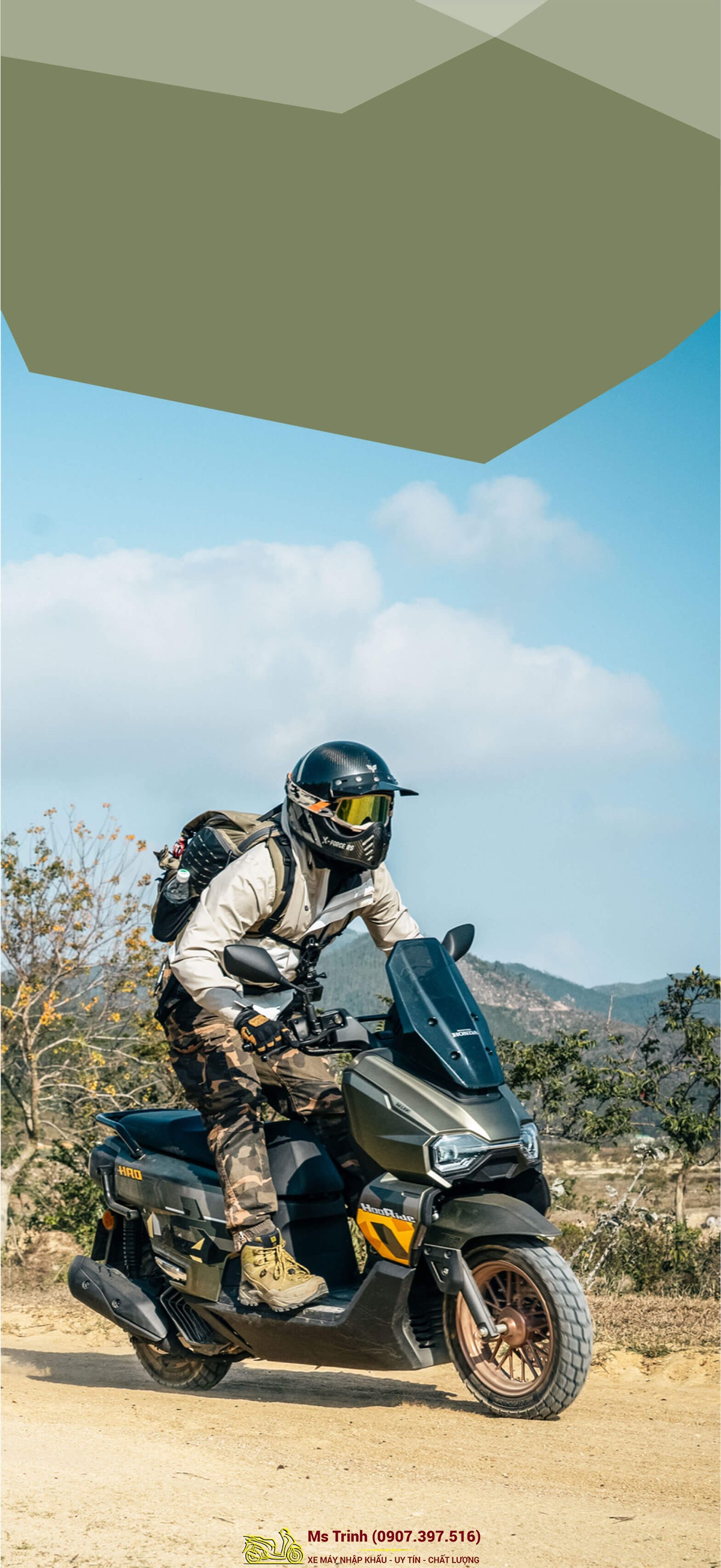 Honda HRD125 2026 - Xe tay ga ADV cá tính, ABS 2 kênh, công nghệ hiện đại tại An Giang