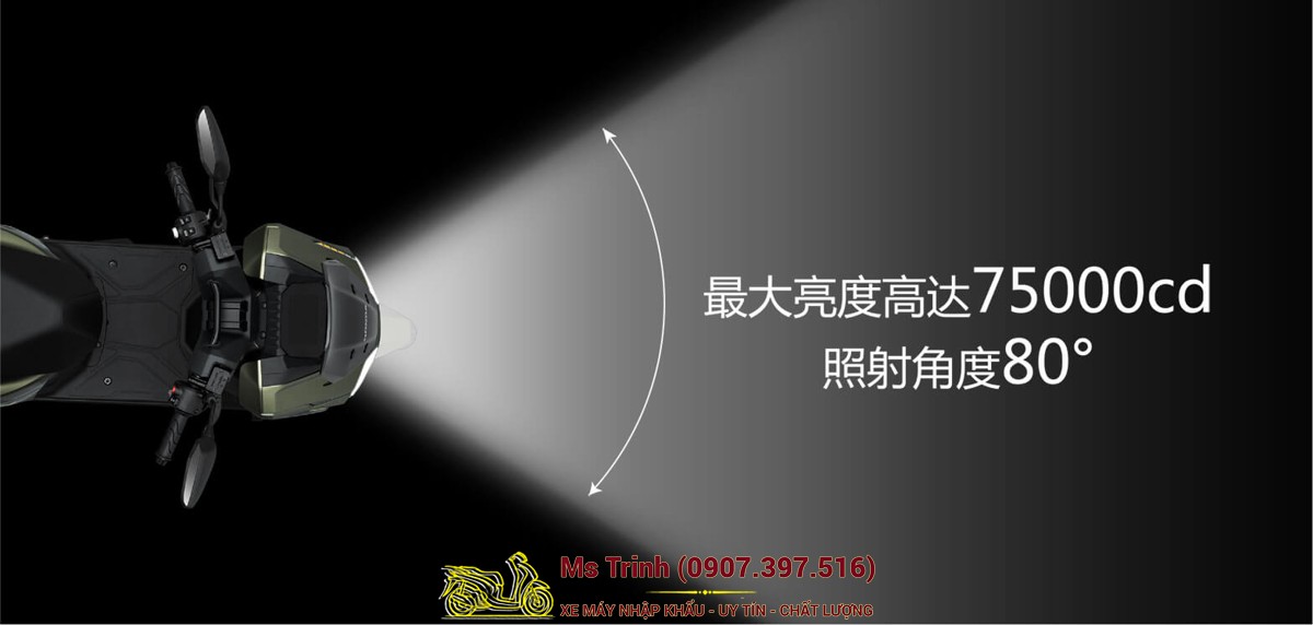 Honda HRD125 2026 - Xe tay ga ADV cá tính, ABS 2 kênh, công nghệ hiện đại tại An Giang