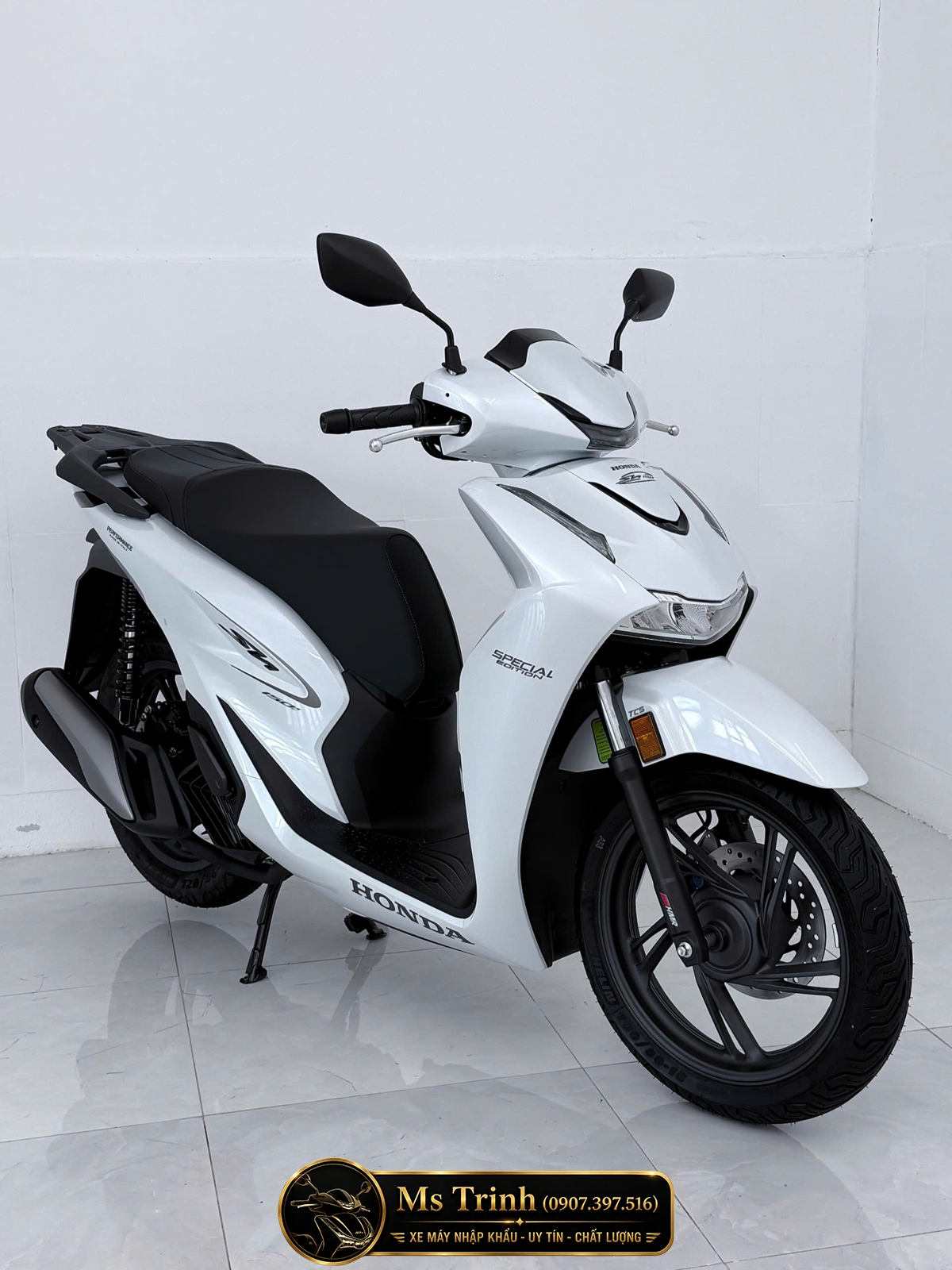 Honda SH150i Special Edition Standard nhập HMR Ý màu trắng tại An Giang: Giá trị nằm trong từng chi tiết nguyên bản