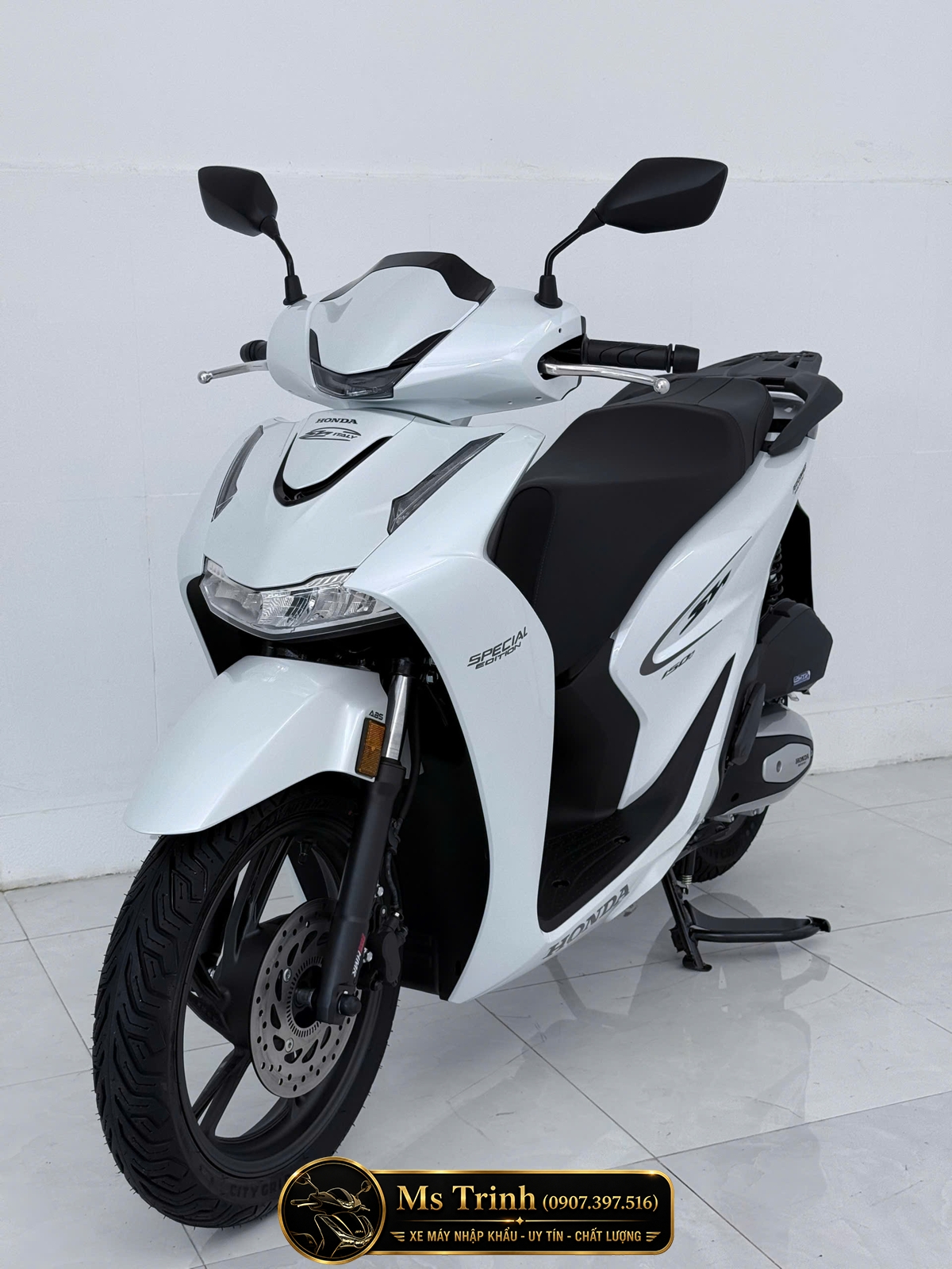 Honda SH150i Special Edition Standard nhập HMR Ý màu trắng tại An Giang: Giá trị nằm trong từng chi tiết nguyên bản