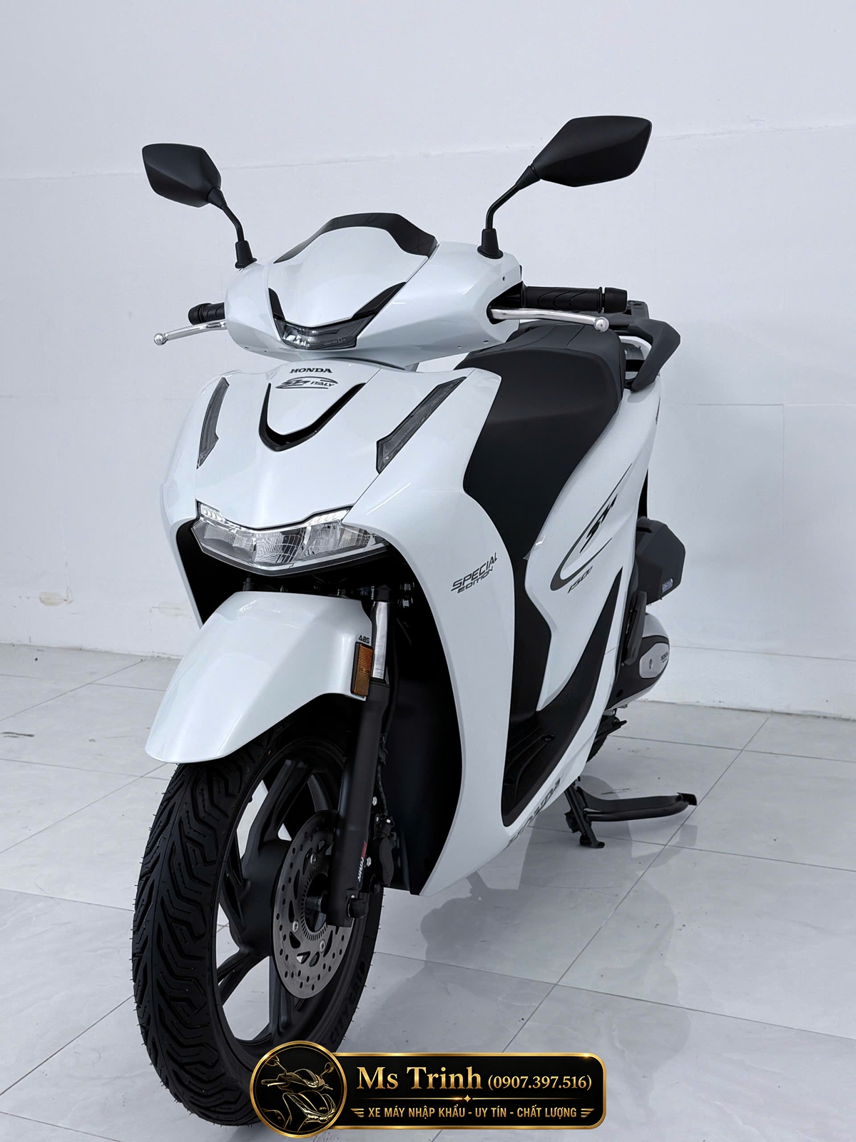Honda SH150i Special Edition Standard nhập HMR Ý màu trắng tại An Giang: Giá trị nằm trong từng chi tiết nguyên bản