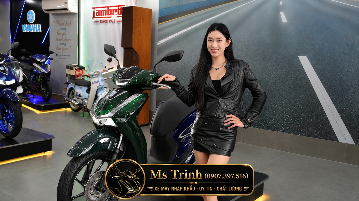 Honda SH150i Vetro Green - Sapphire tại An Giang: SH Ý Limited 200 xe