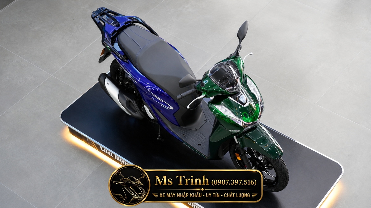 Honda SH150i Vetro Green - Sapphire tại An Giang: SH Ý Limited 200 xe
