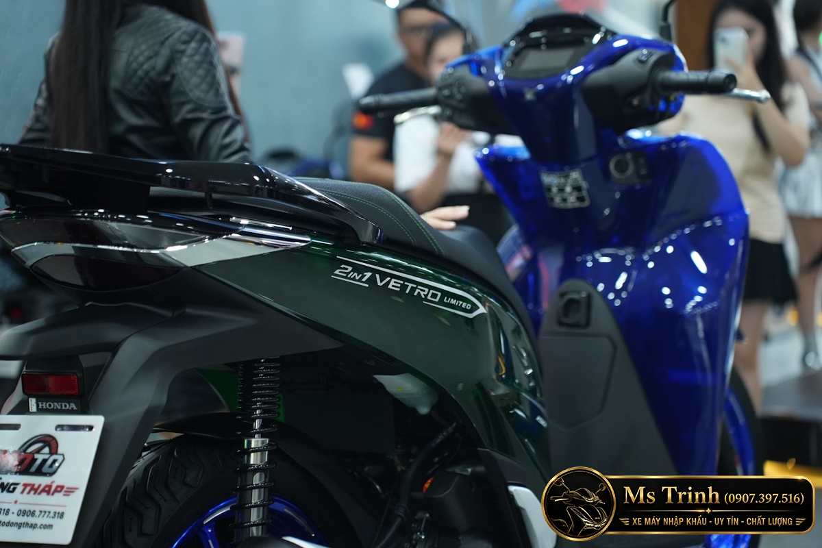 Honda SH150i Vetro Sapphire - Green tại An Giang: SH Ý 2 trong 1 giới hạn 200 xe