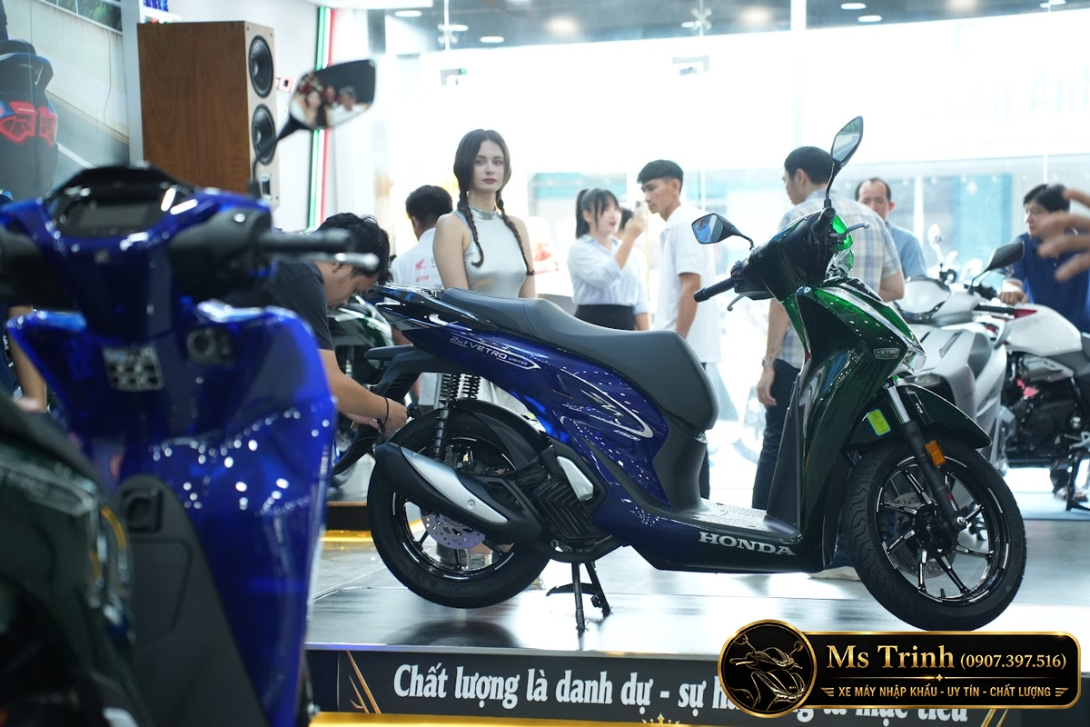 Honda SH150i Vetro Sapphire - Green tại An Giang: SH Ý 2 trong 1 giới hạn 200 xe