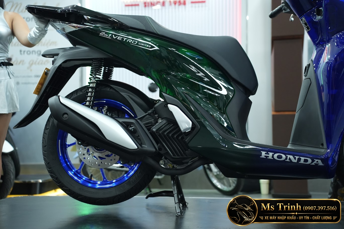 Honda SH150i Vetro Sapphire - Green tại An Giang: SH Ý 2 trong 1 giới hạn 200 xe