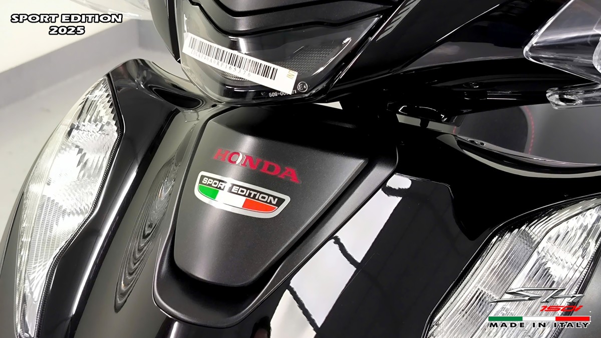 Honda SH150i 2025 Italy Sport Edition Màu Đen, Nhập Chính Hãng, Giá Rẻ tại An Giang