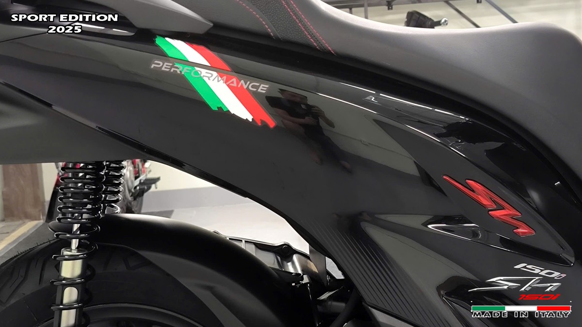 Honda SH150i 2025 Italy Sport Edition Màu Đen, Nhập Chính Hãng, Giá Rẻ tại An Giang