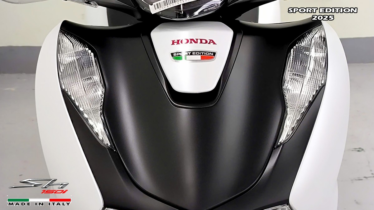 Honda SH150i Sport Edition 2025 Trắng, Made In Italy, Nhập Chính Hãng tại An Giang