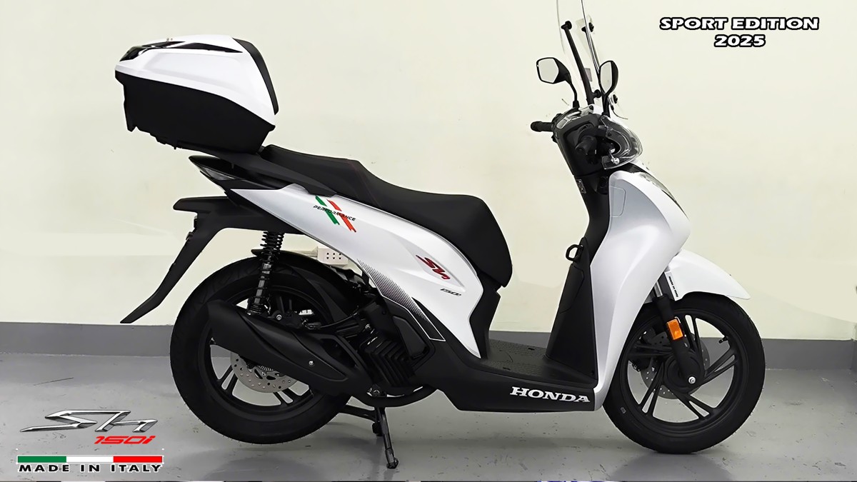 Honda SH150i Sport Edition 2025 Trắng, Made In Italy, Nhập Chính Hãng tại An Giang