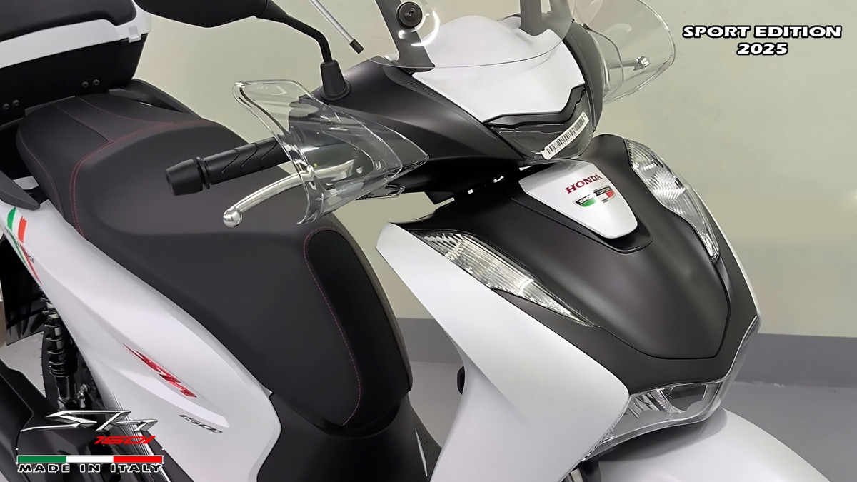 Honda SH150i Sport Edition 2025 Trắng, Made In Italy, Nhập Chính Hãng tại An Giang