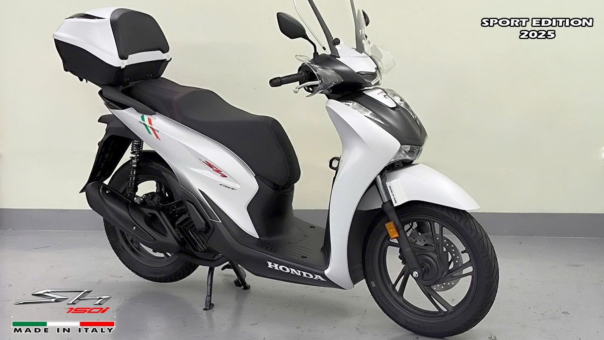 Honda SH150i Sport Edition 2025 Trắng, Made In Italy, Nhập Chính Hãng tại An Giang