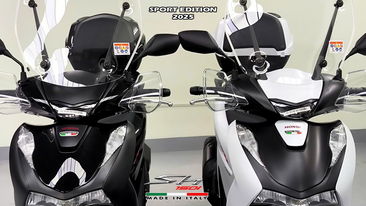 Honda SH150i Sport Edition 2025 Trắng, Made In Italy, Nhập Chính Hãng tại An Giang