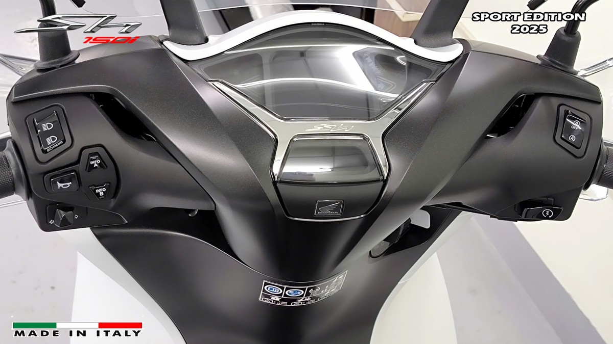 Honda SH150i Sport Edition 2025 Trắng, Made In Italy, Nhập Chính Hãng tại An Giang