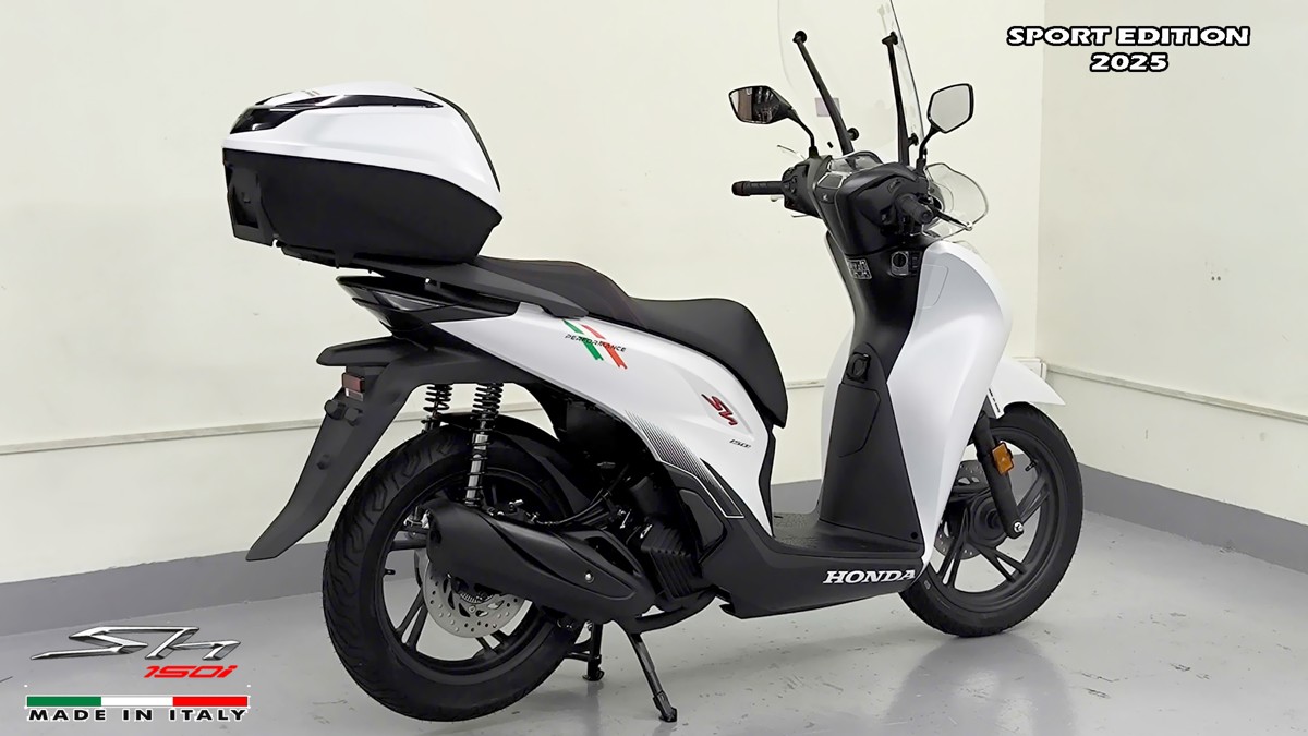 Honda SH150i Sport Edition 2025 Trắng, Made In Italy, Nhập Chính Hãng tại An Giang