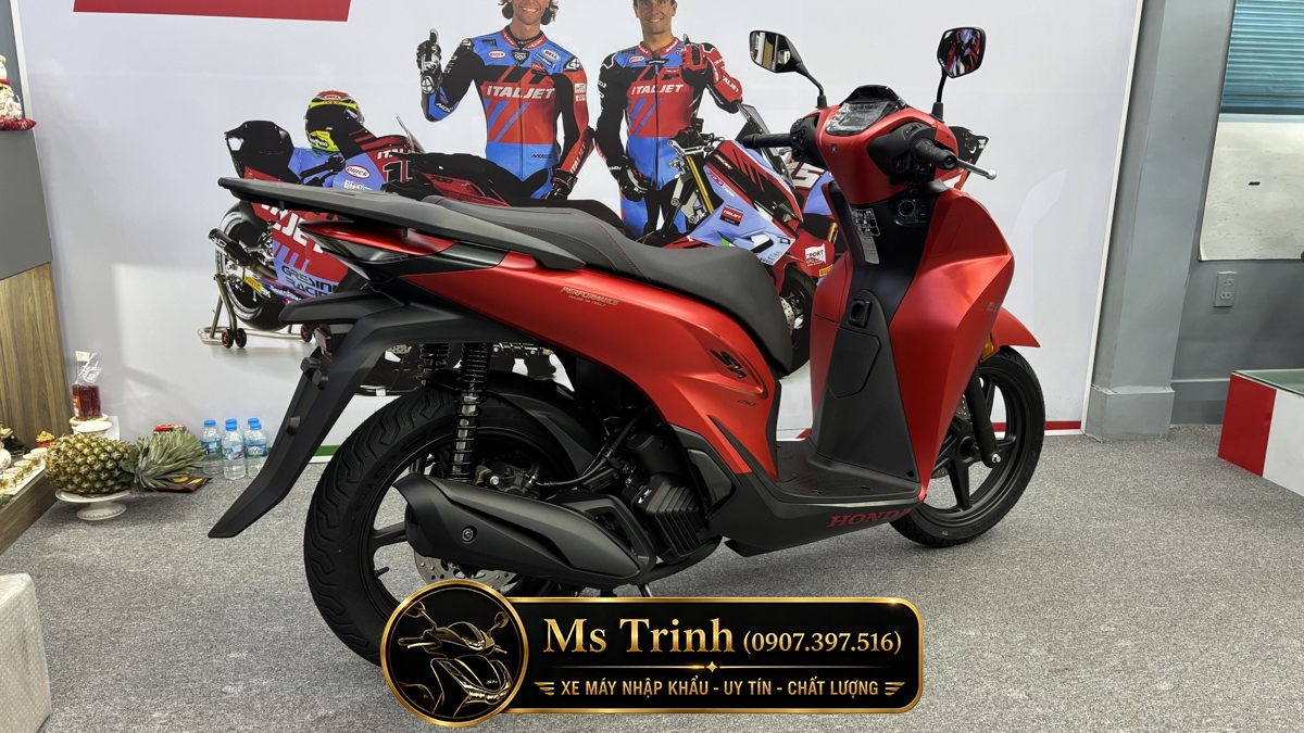 Honda SH150 Ý 2026 màu đỏ Sporty New Concept tại An Giang: Giá trị khác biệt của một chiếc SH nhập khẩu