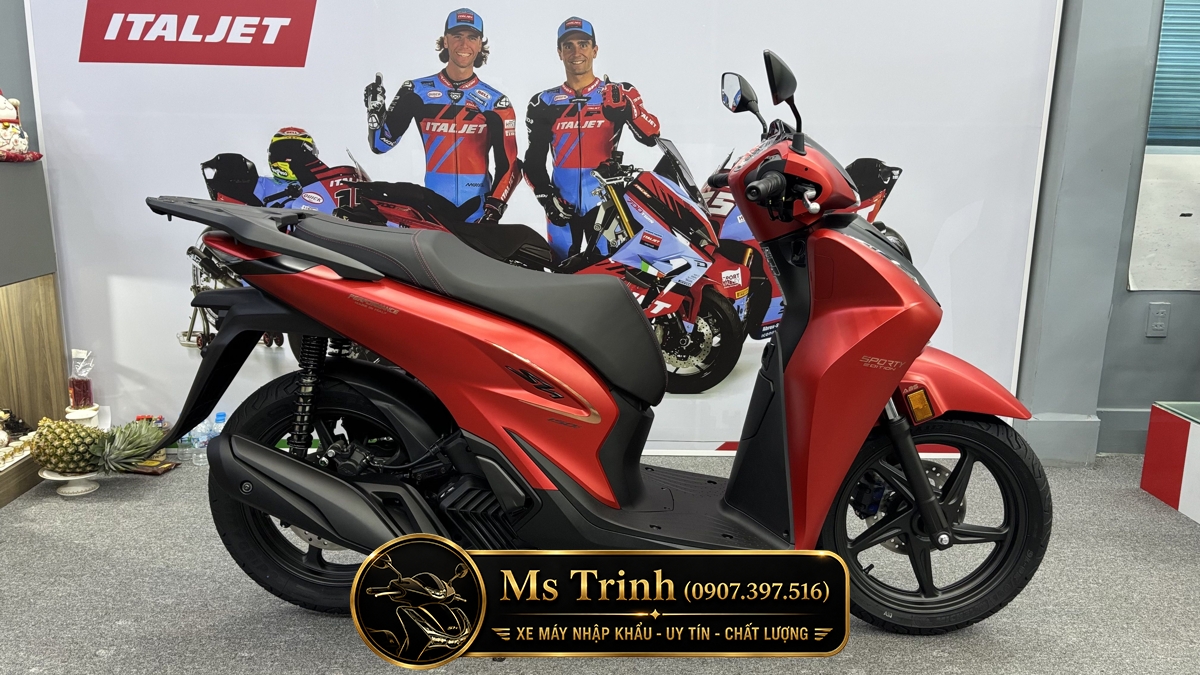 Honda SH150 Ý 2026 màu đỏ Sporty New Concept tại An Giang: Giá trị khác biệt của một chiếc SH nhập khẩu