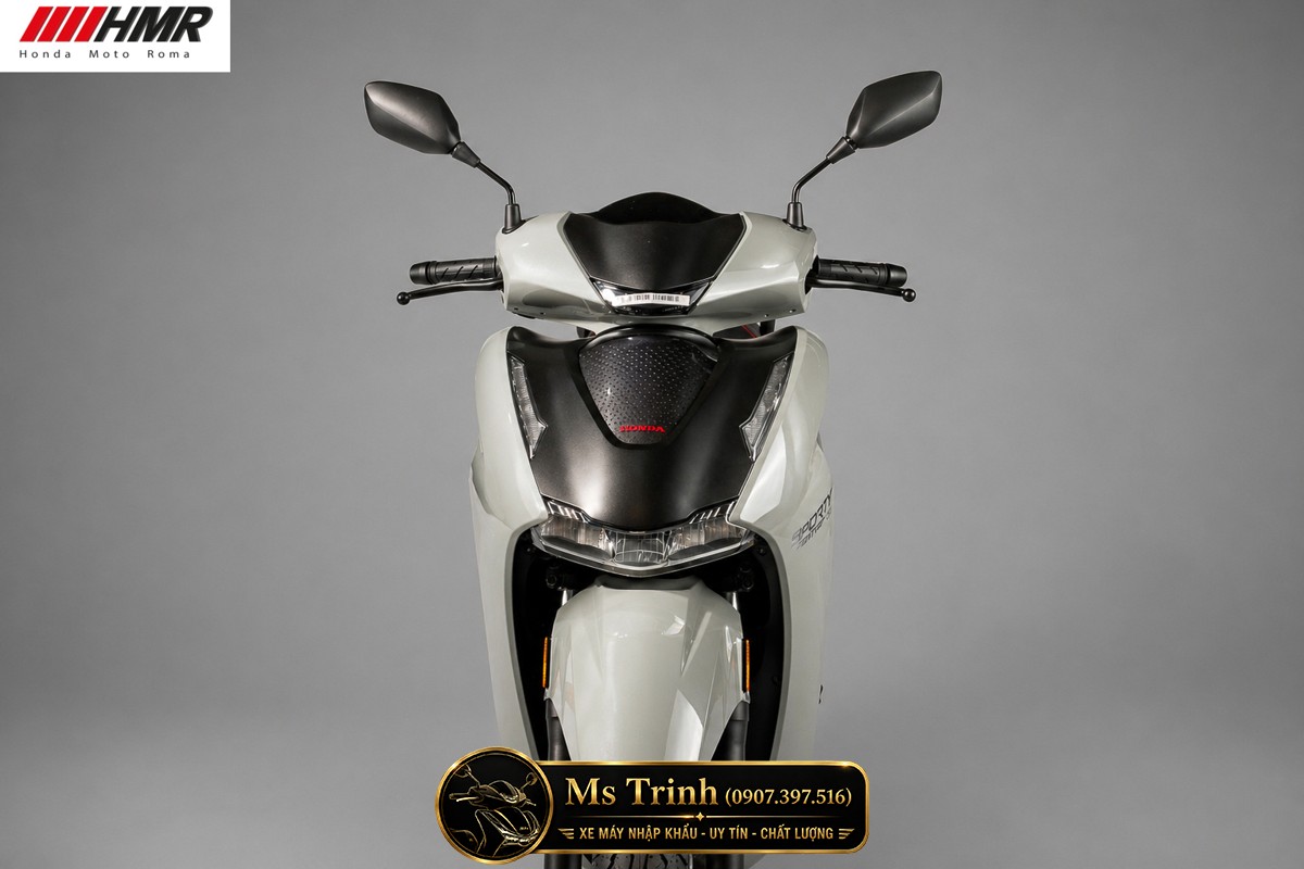 Honda SH350i nhập Ý 2026 tại An Giang - SH350i Sporty Trắng Nhám, Xám Bóng Đẳng Cấp Chuẩn Ý