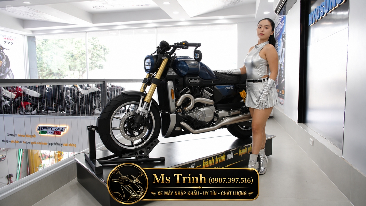 Hyosung GV350X tại An Giang - Cruiser 350cc Phong Cách Mỹ Cơ Bắp, Cá Tính