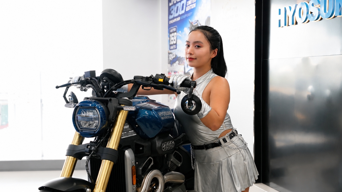 Hyosung GV350X tại An Giang - Cruiser 350cc Phong Cách Mỹ Cơ Bắp, Cá Tính