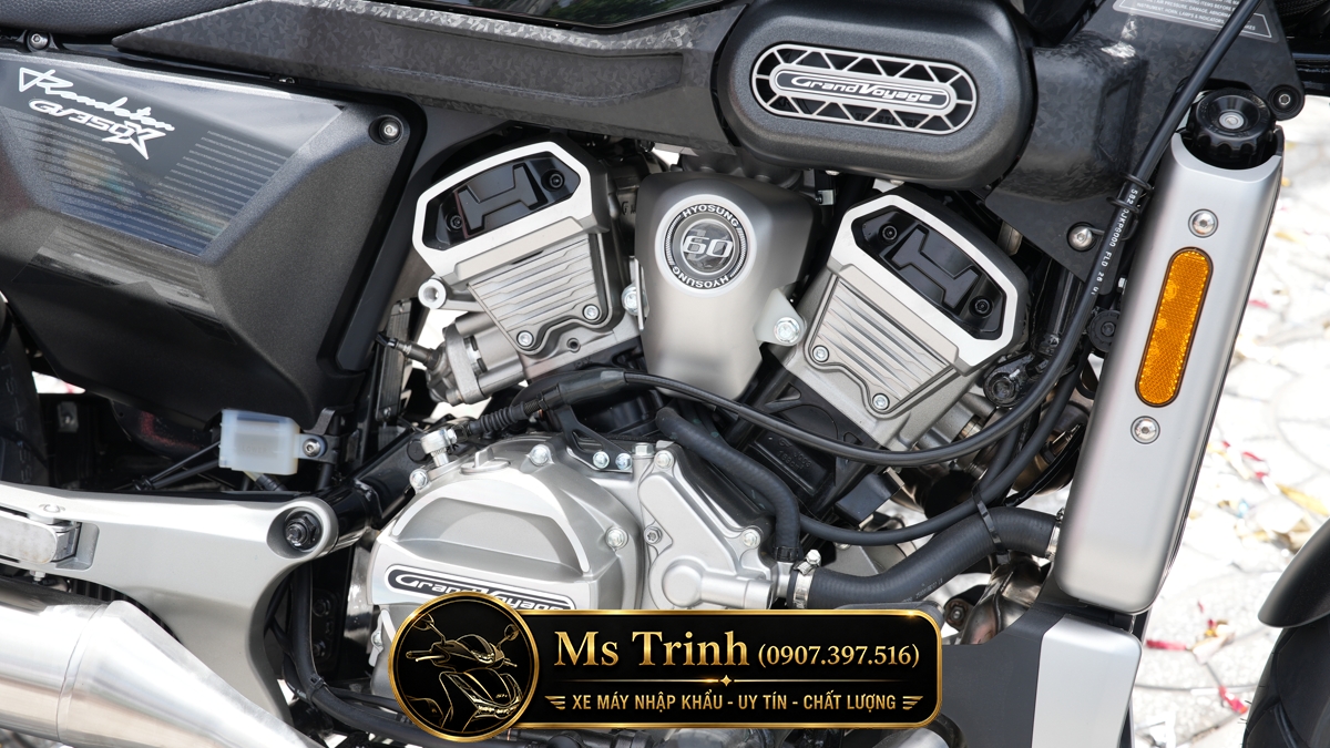 Hyosung GV350X tại An Giang - Cruiser 350cc Phong Cách Mỹ Cơ Bắp, Cá Tính