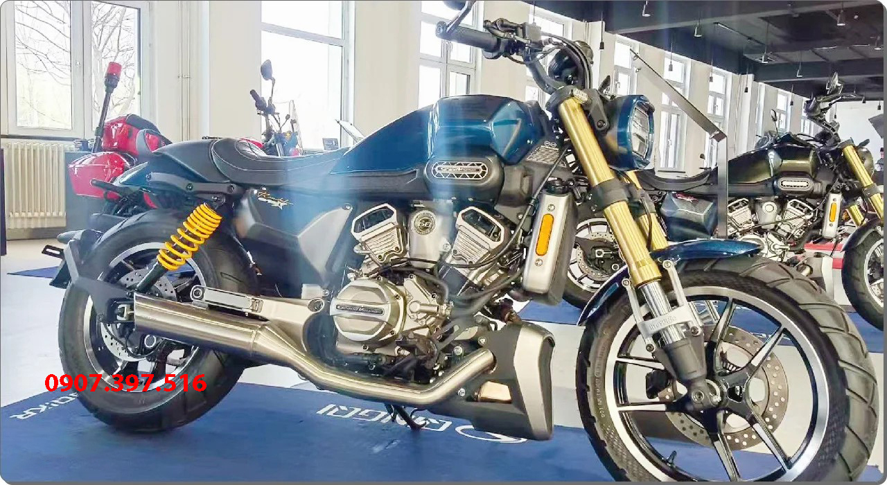 Hyosung GV350X tại An Giang - Cruiser 350cc Phong Cách Mỹ Cơ Bắp, Cá Tính