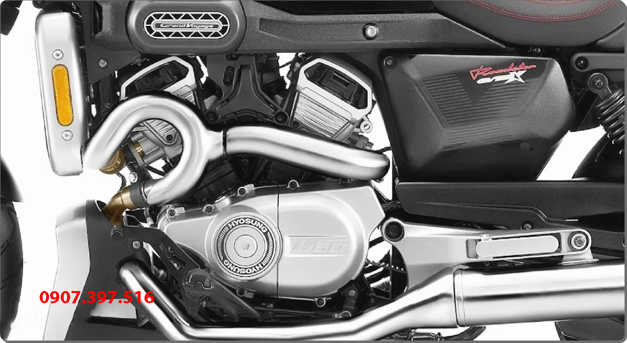 Hyosung GV350X tại An Giang - Cruiser 350cc Phong Cách Mỹ Cơ Bắp, Cá Tính