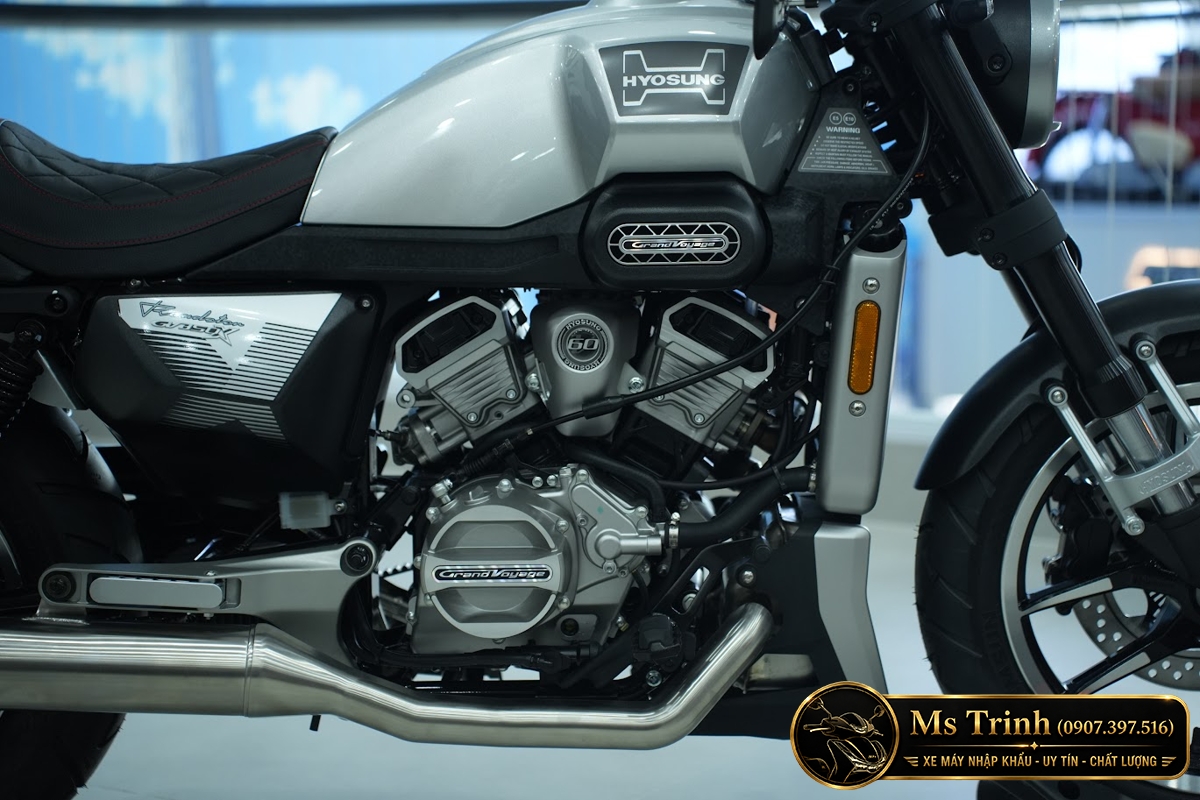 Hyosung GV350X tại An Giang - Cruiser 350cc Phong Cách Mỹ Cơ Bắp, Cá Tính