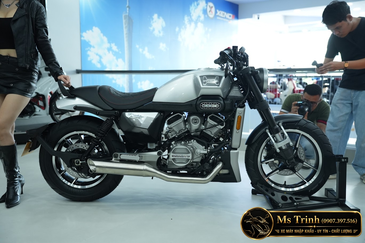 Hyosung GV350X tại An Giang - Cruiser 350cc Phong Cách Mỹ Cơ Bắp, Cá Tính