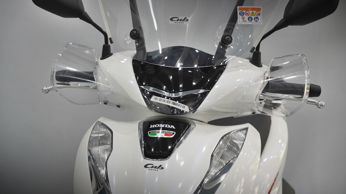 Honda SH150 trắng pha lê nhập Ý 2026 tại An Giang - Sport Edition chính ngạch, chuẩn chất Ý