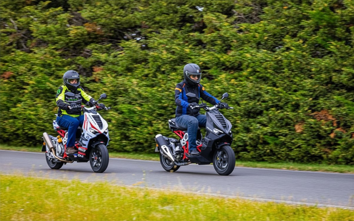 Italjet Dragster 300 Gresini Racing Tại An Giang - Chiếc Scooter Ý Khiến Dân Chơi Xe Phải Ngoái Nhìn