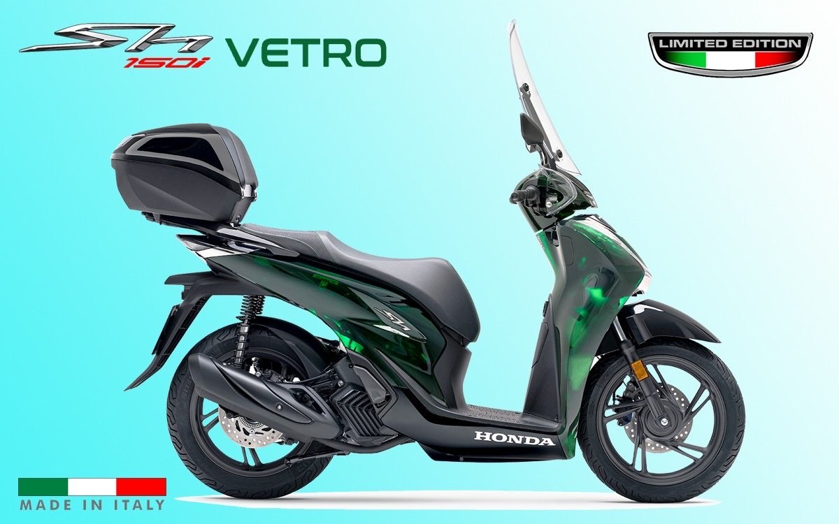 Honda SH150i Vetro 2025, Made In Italy, Nhập Chính Hãng Từ Ý tại An Giang