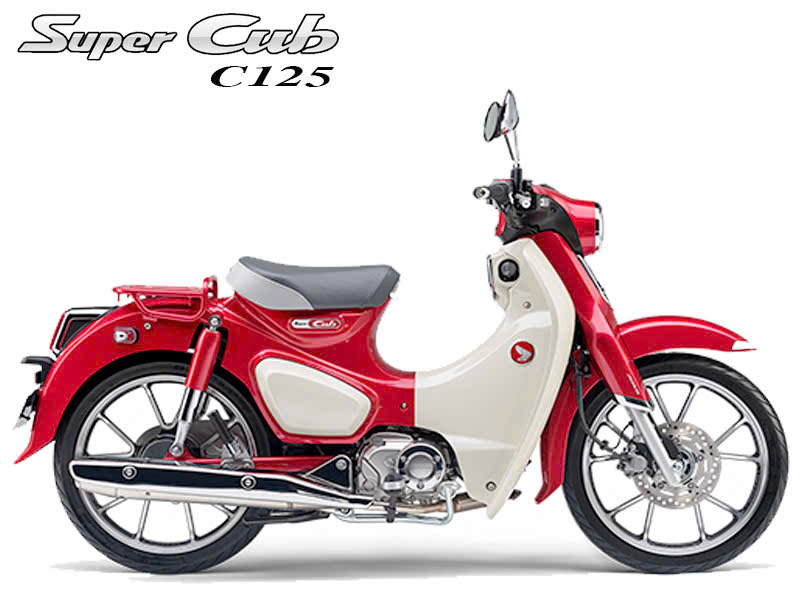 Honda Super C125 ABS, Nhập Nhật, Chính Hãng Màu Đỏ Cuối Cùng tại An Giang