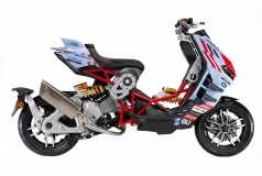 Italjet Dragster 300 Gresini Racing Tại An Giang - Chiếc Scooter Ý Khiến Dân Chơi Xe Phải Ngoái Nhìn